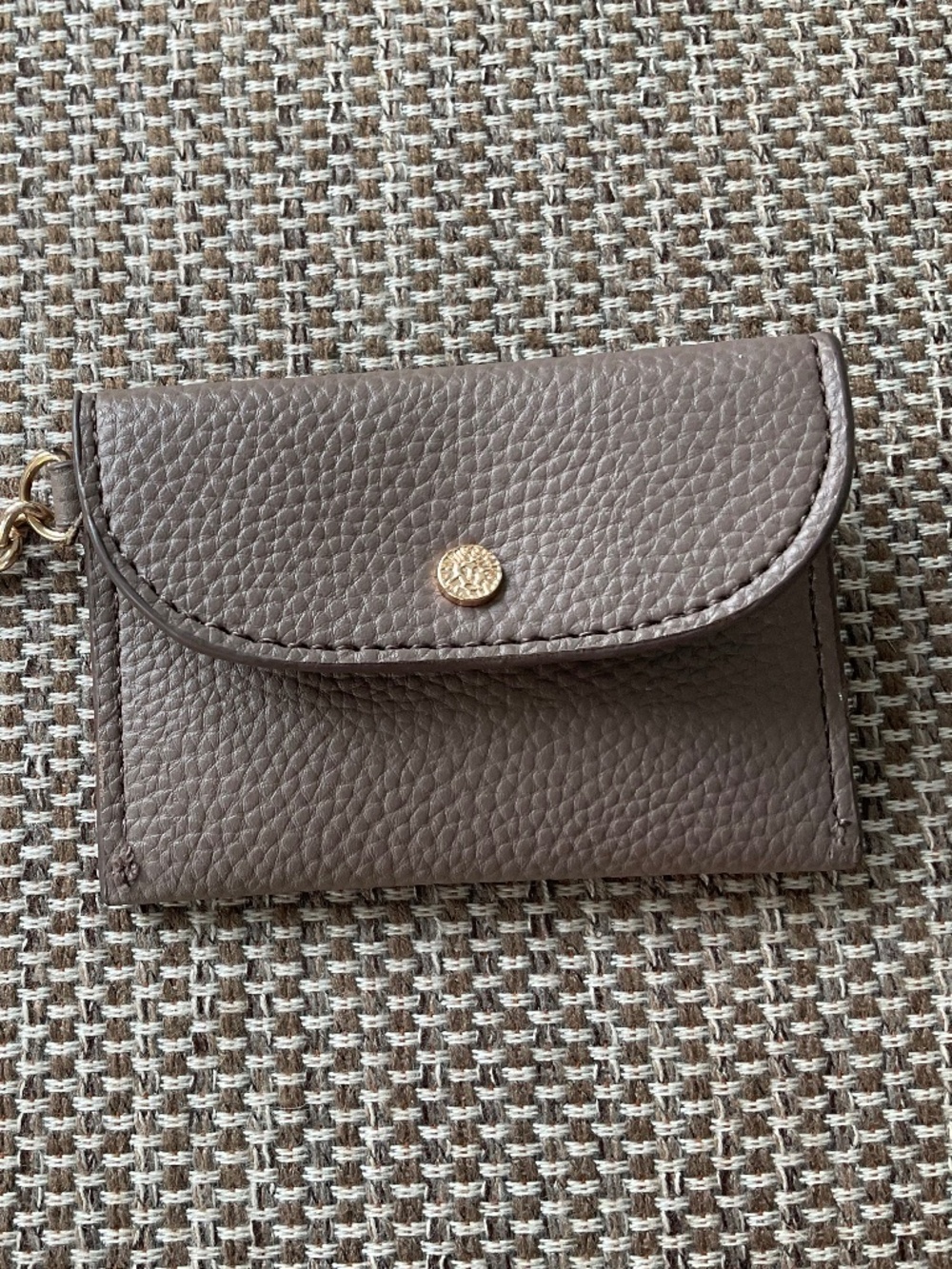 New Anne Klein card holder,tan.